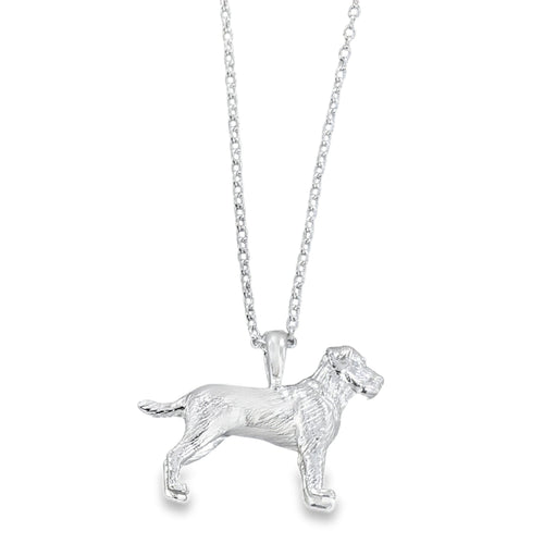 Classic Labrador Silver Necklace - Reeves & Reeves