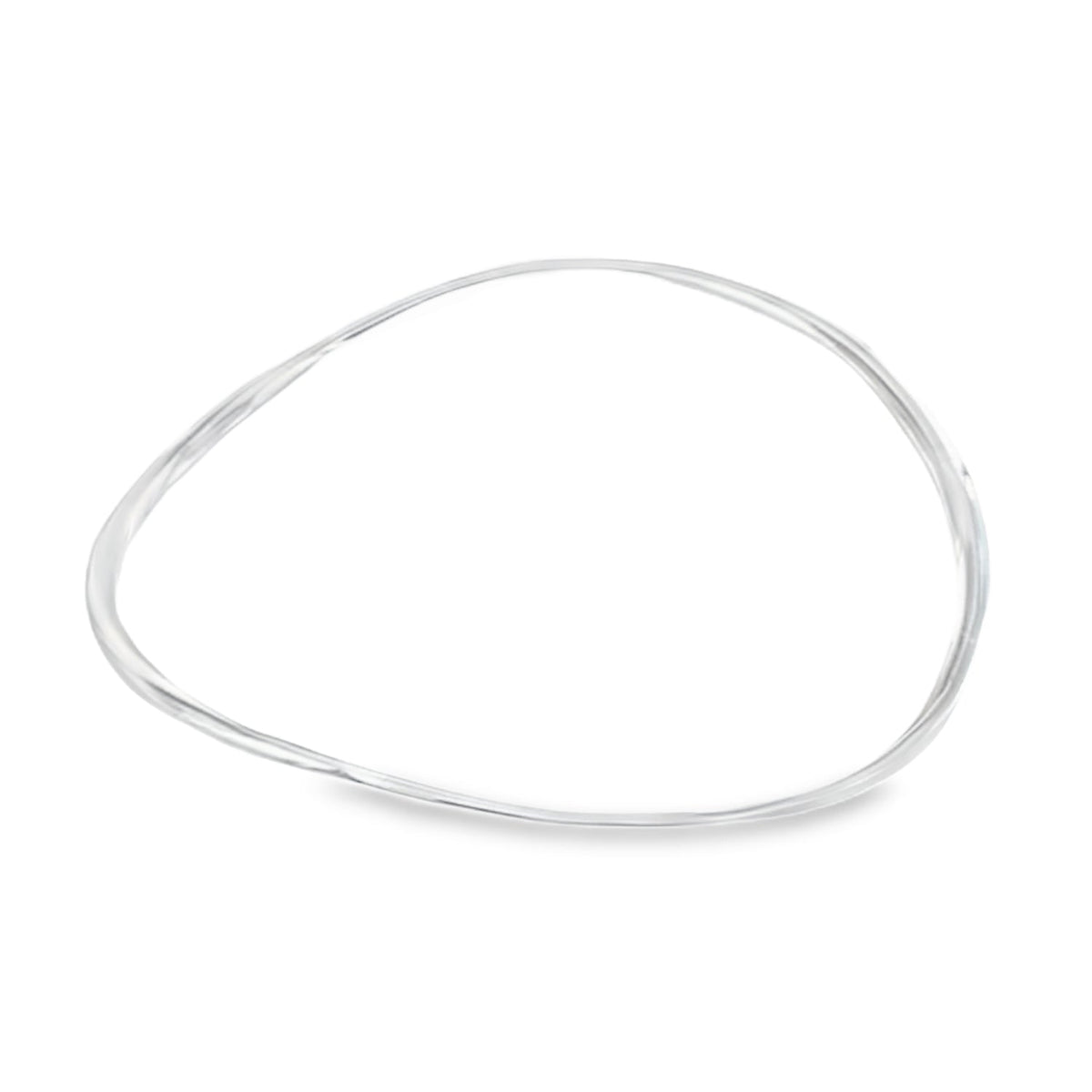Classic Sterling Silver Bangle - Reeves & Reeves