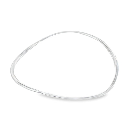 Classic Sterling Silver Bangle - Reeves & Reeves