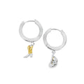 Cowboy Charm Hoop Earrings - Reeves & Reeves