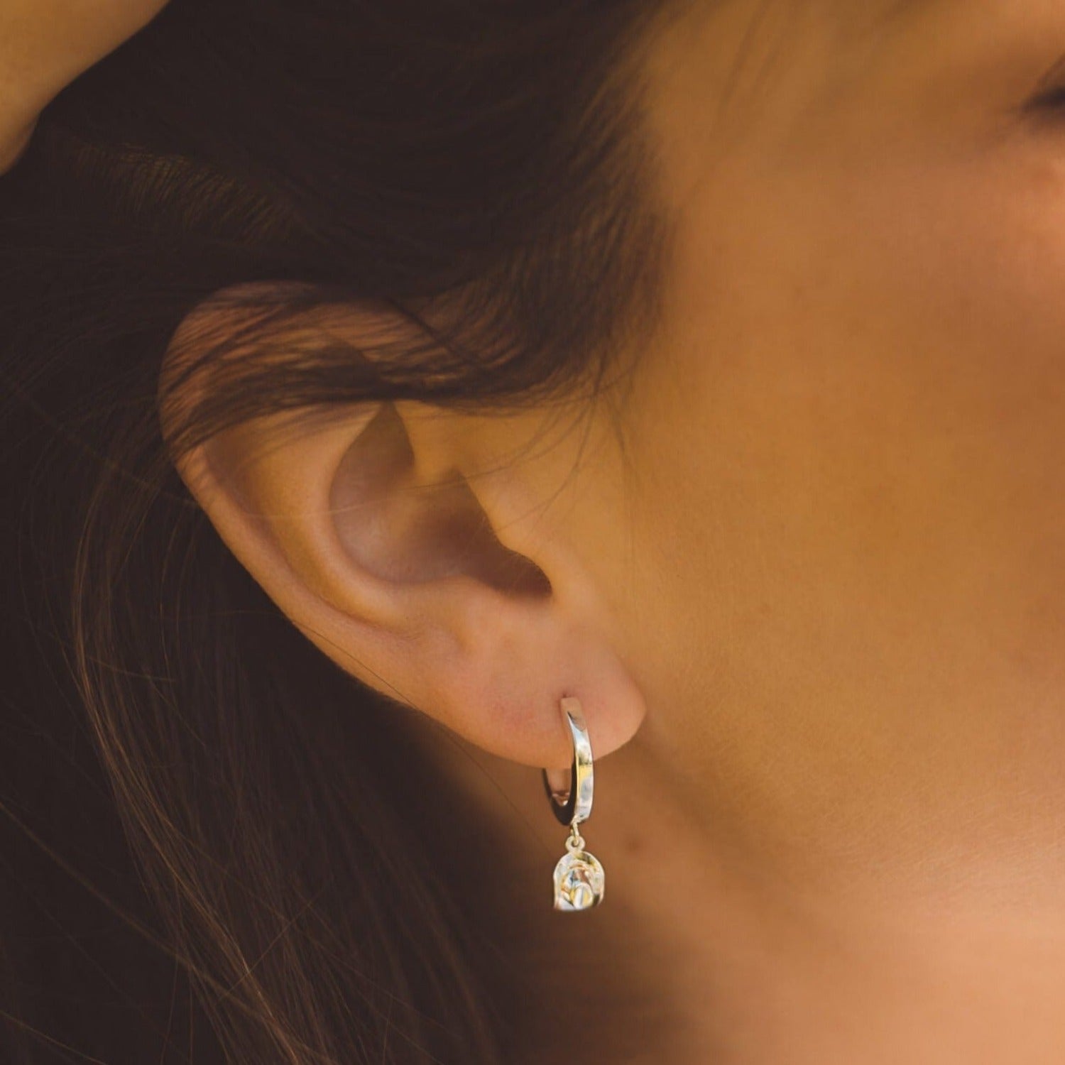 Cowboy Charm Hoop Earrings - Reeves & Reeves