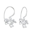Dachshund Sterling Silver Drop Earrings - Reeves & Reeves
