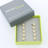 Daisy Chain Drop Earrings - Reeves & Reeves