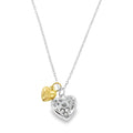 Double Heart Charm Necklace - Reeves & Reeves