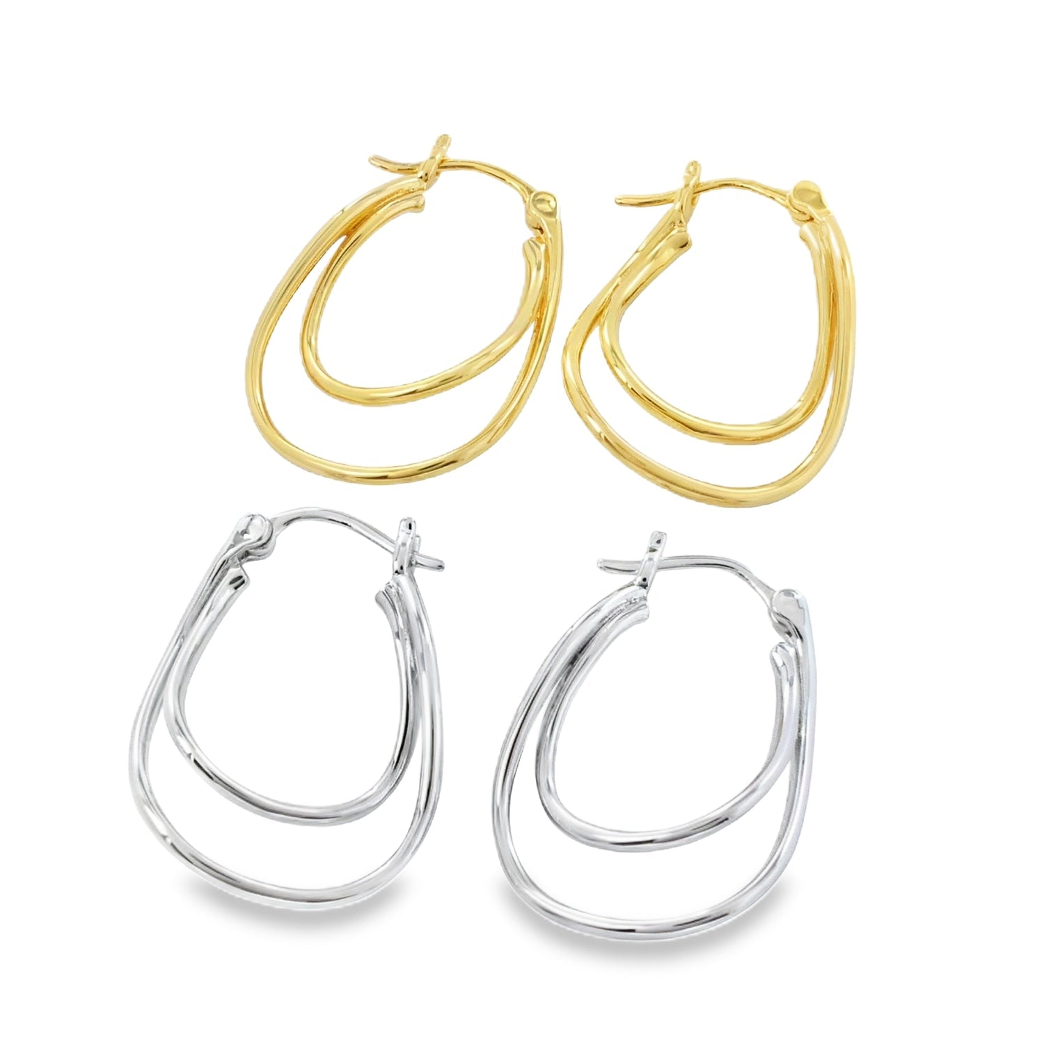 Double Hoop Earrings - Reeves & Reeves