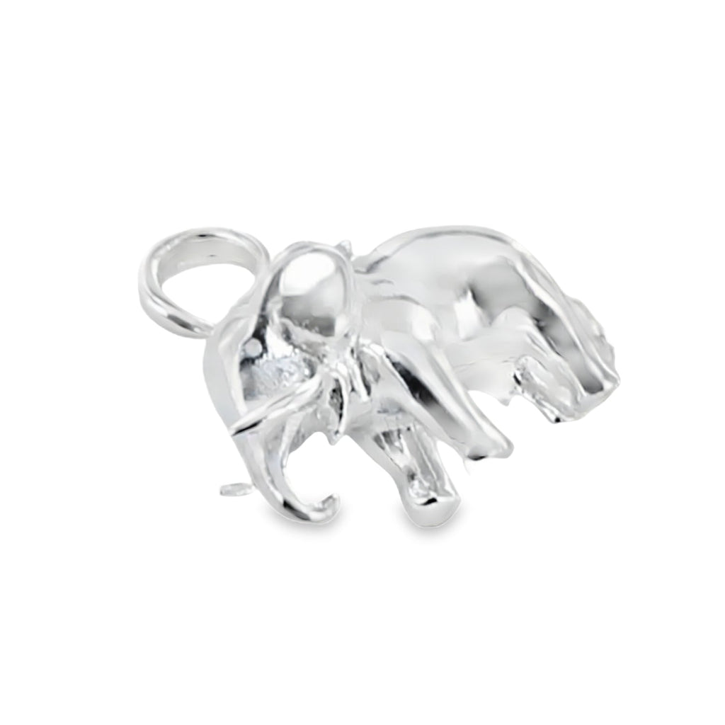 Elephant Sterling Silver Charm - Reeves & Reeves