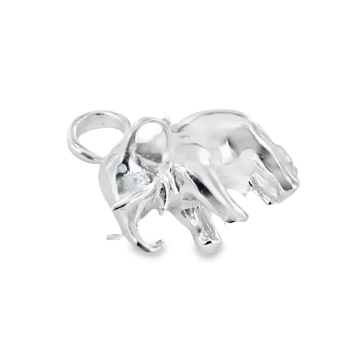 Elephant Sterling Silver Charm - Reeves & Reeves