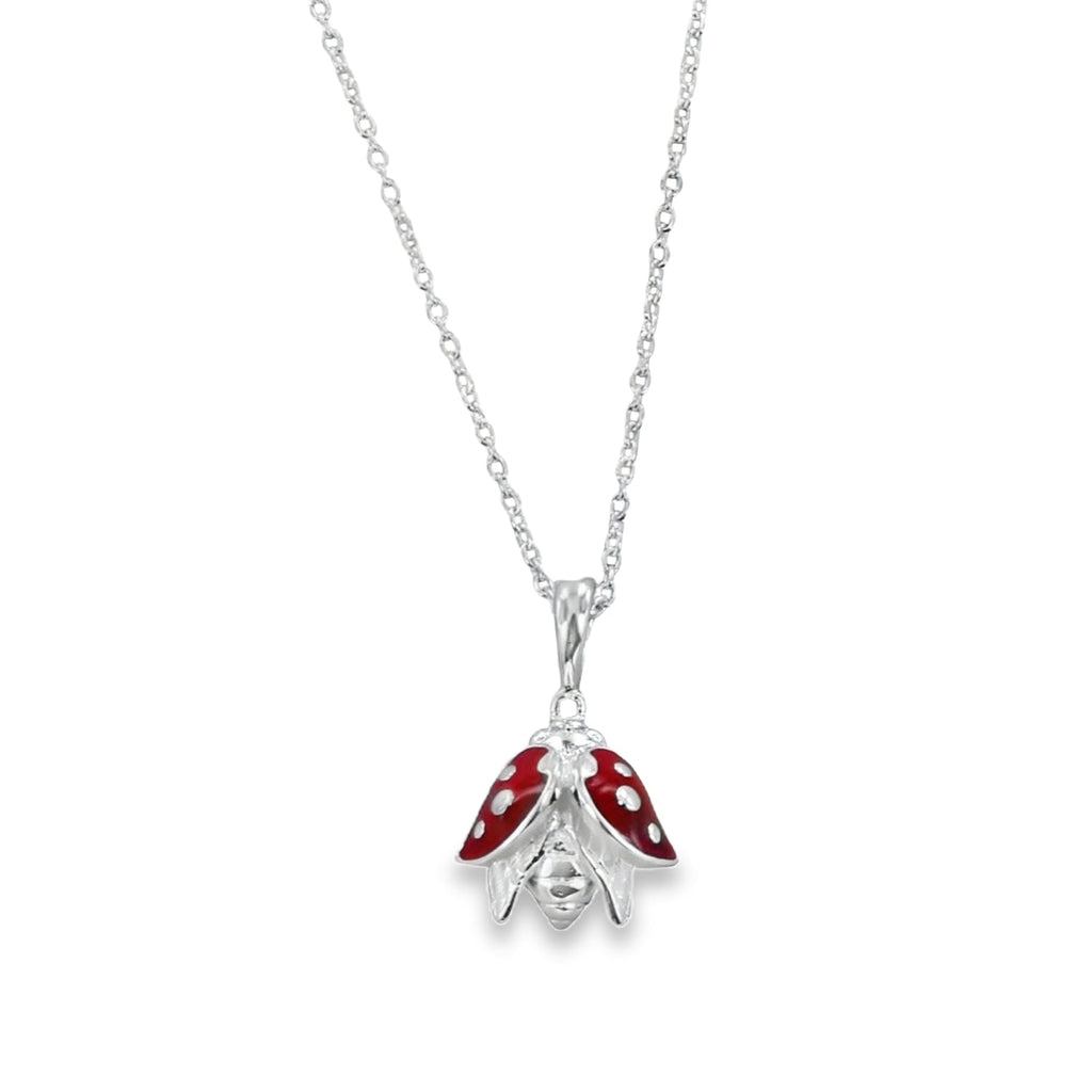 Enamel Ladybird Necklace - Reeves & Reeves