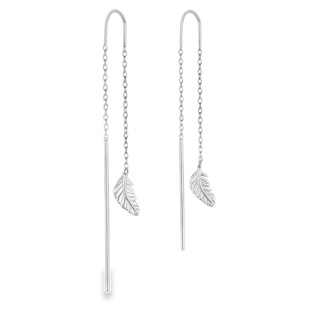 Falling Feather Earrings - Reeves & Reeves