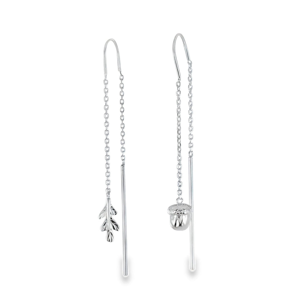 Falling Oak Leaf & Acorn Earrings - Reeves & Reeves