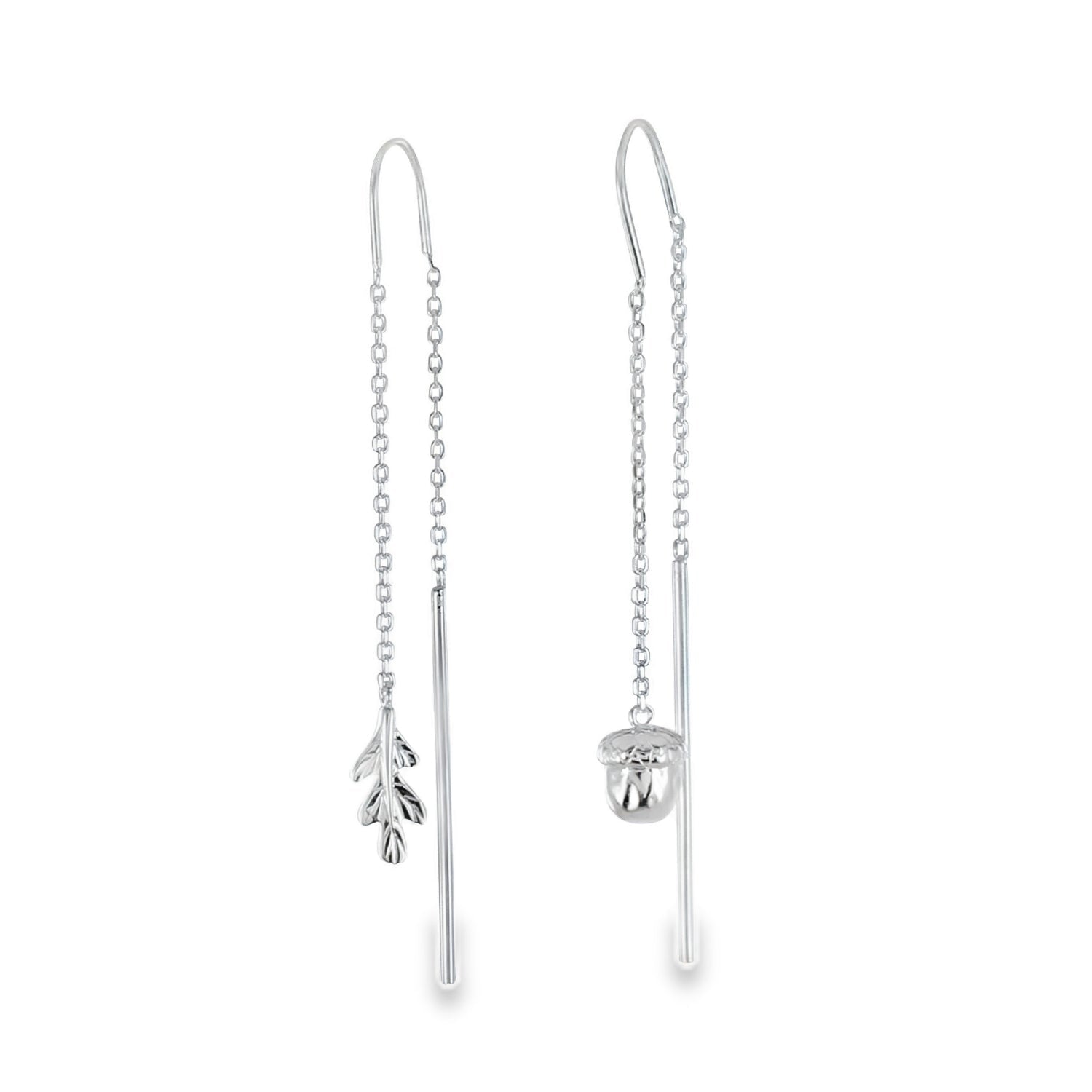 Falling Oak Leaf & Acorn Earrings - Reeves & Reeves