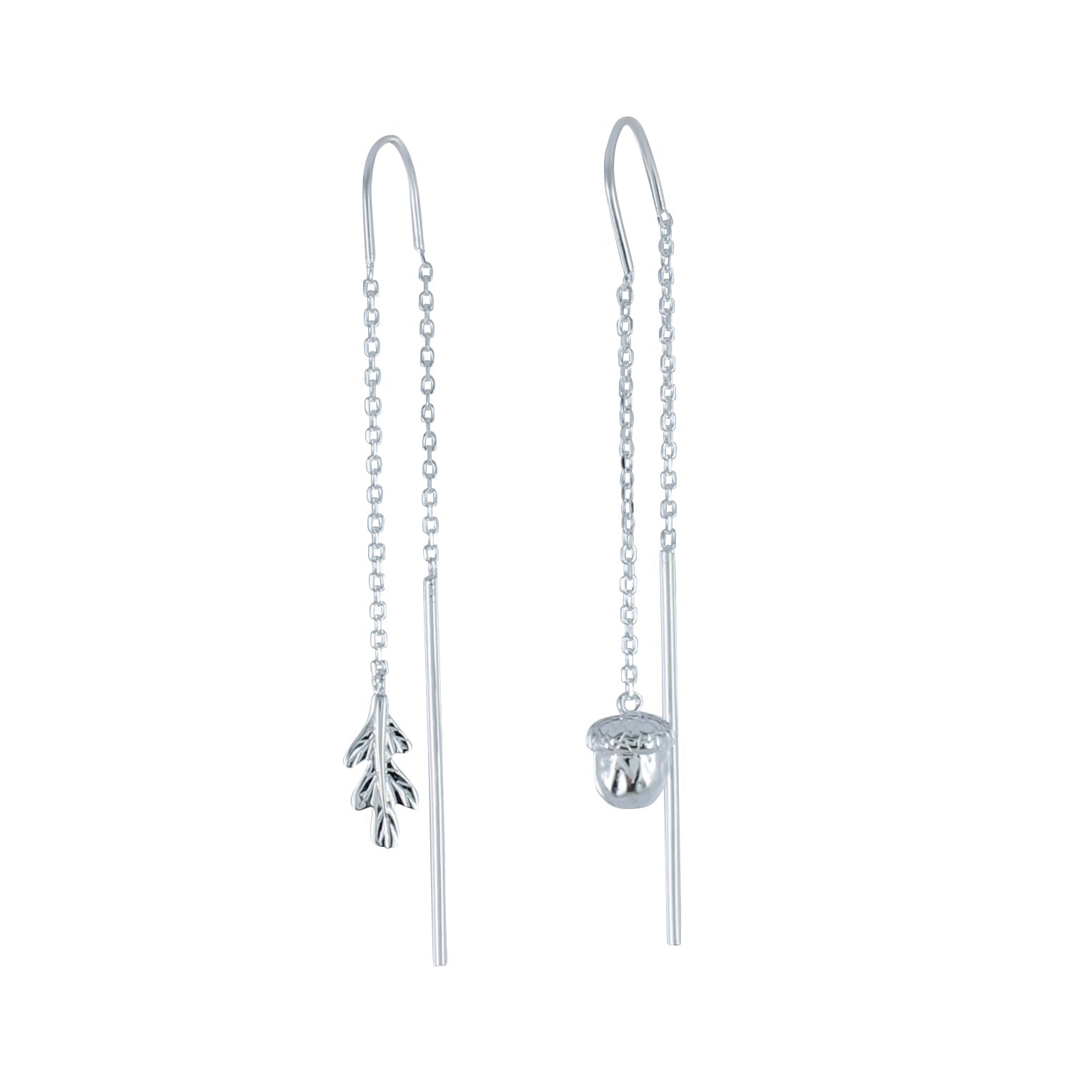 Falling Oak Leaf & Acorn Earrings - Reeves & Reeves