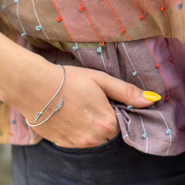 Feather Cuff Bracelet - Reeves & Reeves