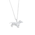 Fergus the Dachshund Sterling Silver Necklace - Reeves & Reeves
