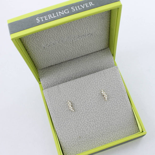 Flash CZ Stud Earring - Reeves & Reeves