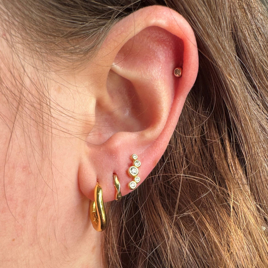 Flash CZ Stud Earring - Reeves & Reeves