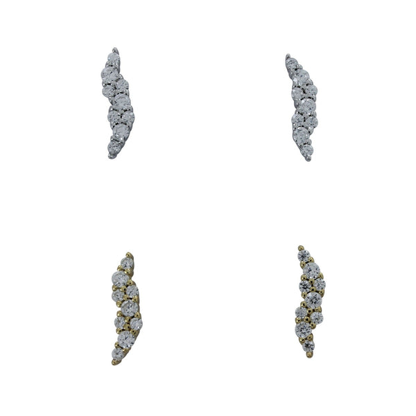 Flash CZ Stud Earring - Reeves & Reeves