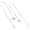 Follow That Star Sterling Silver Falling Earrings - Reeves & Reeves