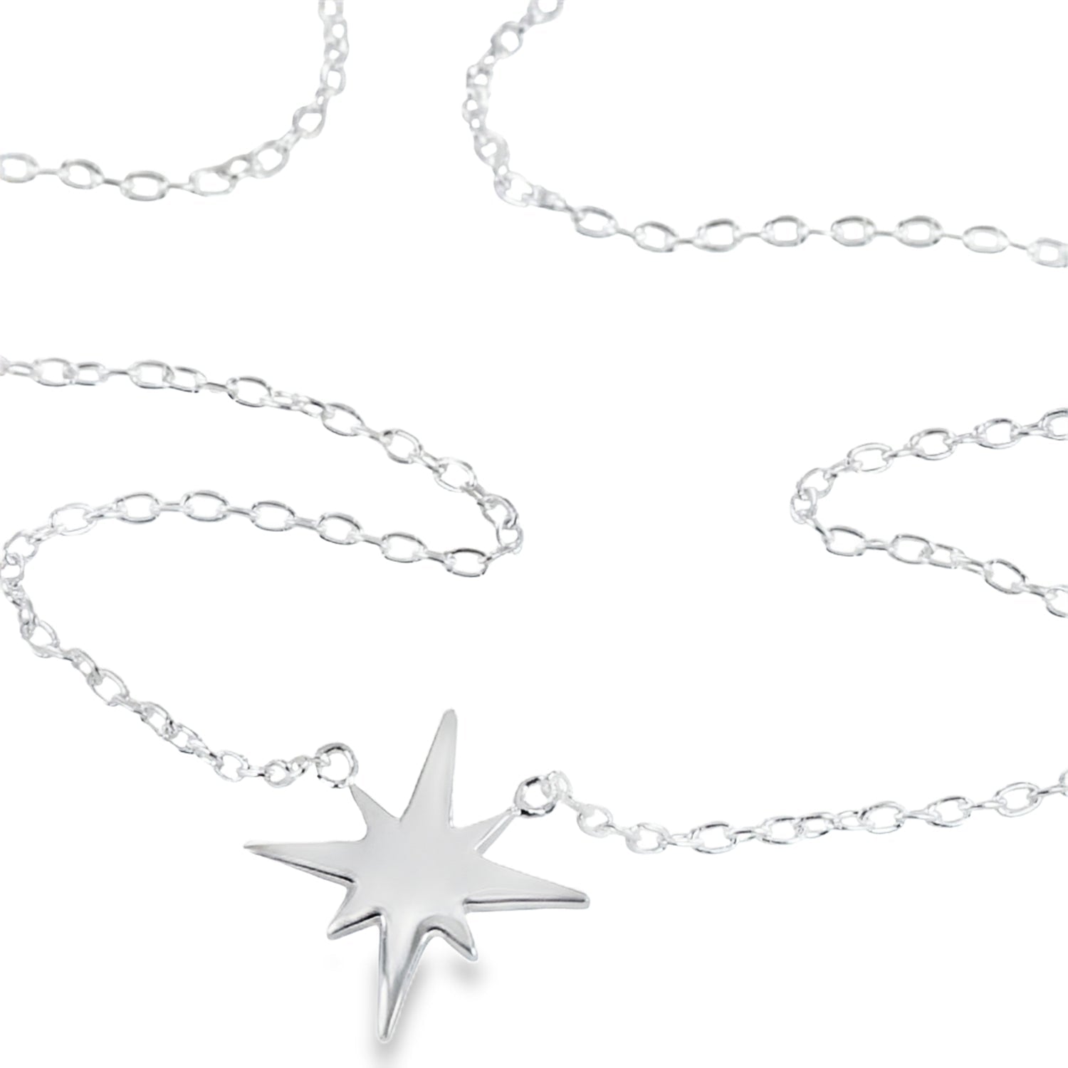 Follow that Star Sterling Silver Necklace - Reeves & Reeves