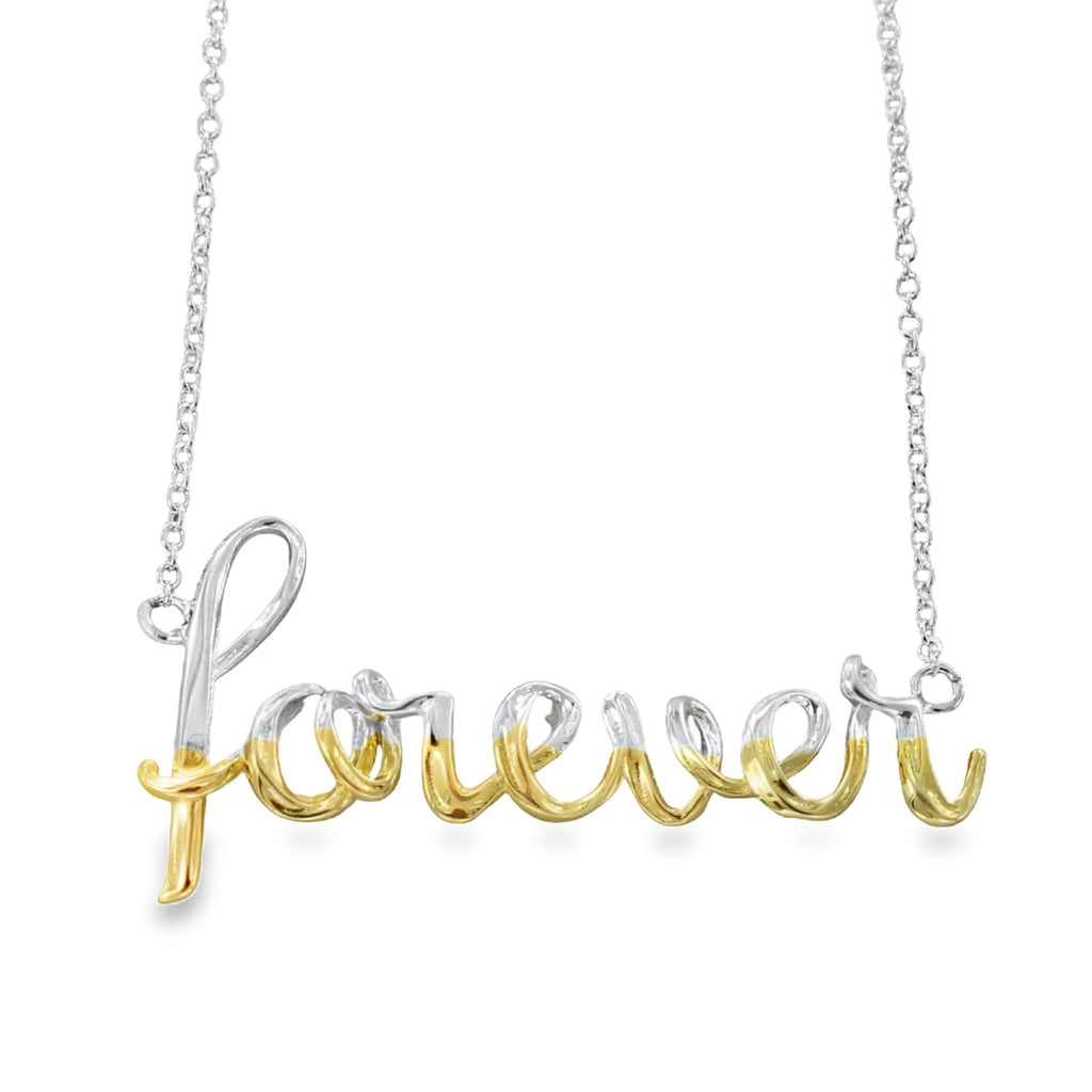Forever Script Necklace - Reeves & Reeves