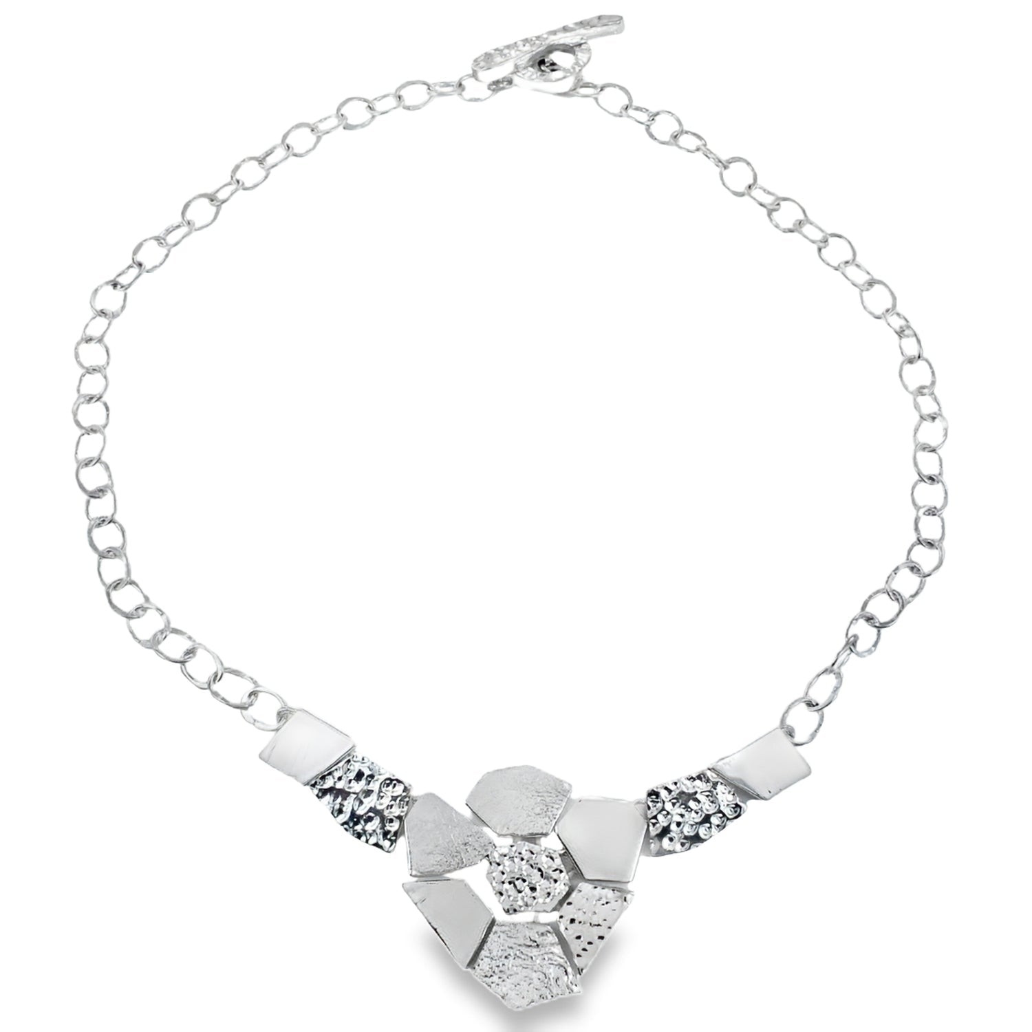 Geometric Cluster Necklace - Reeves & Reeves