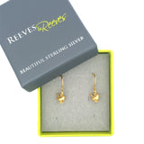 Gold Wren Earrings - Reeves & Reeves
