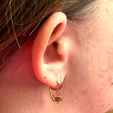 Gold Wren Earrings - Reeves & Reeves