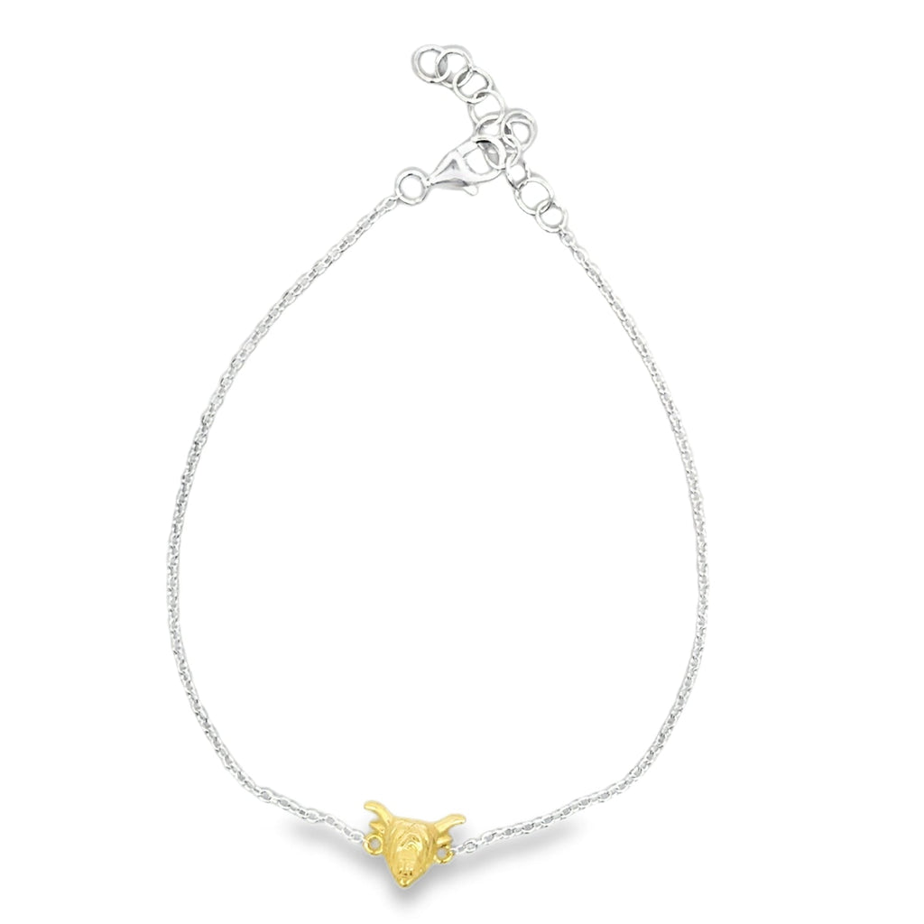 Highland Cow Bracelet in Sterling Silver - Reeves & Reeves