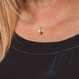 Holly and The Ivy Sterling Silver and Gold Plate Necklace - Reeves & Reeves