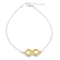 Infinity Sterling Silver Adjustable Bracelet - Reeves & Reeves