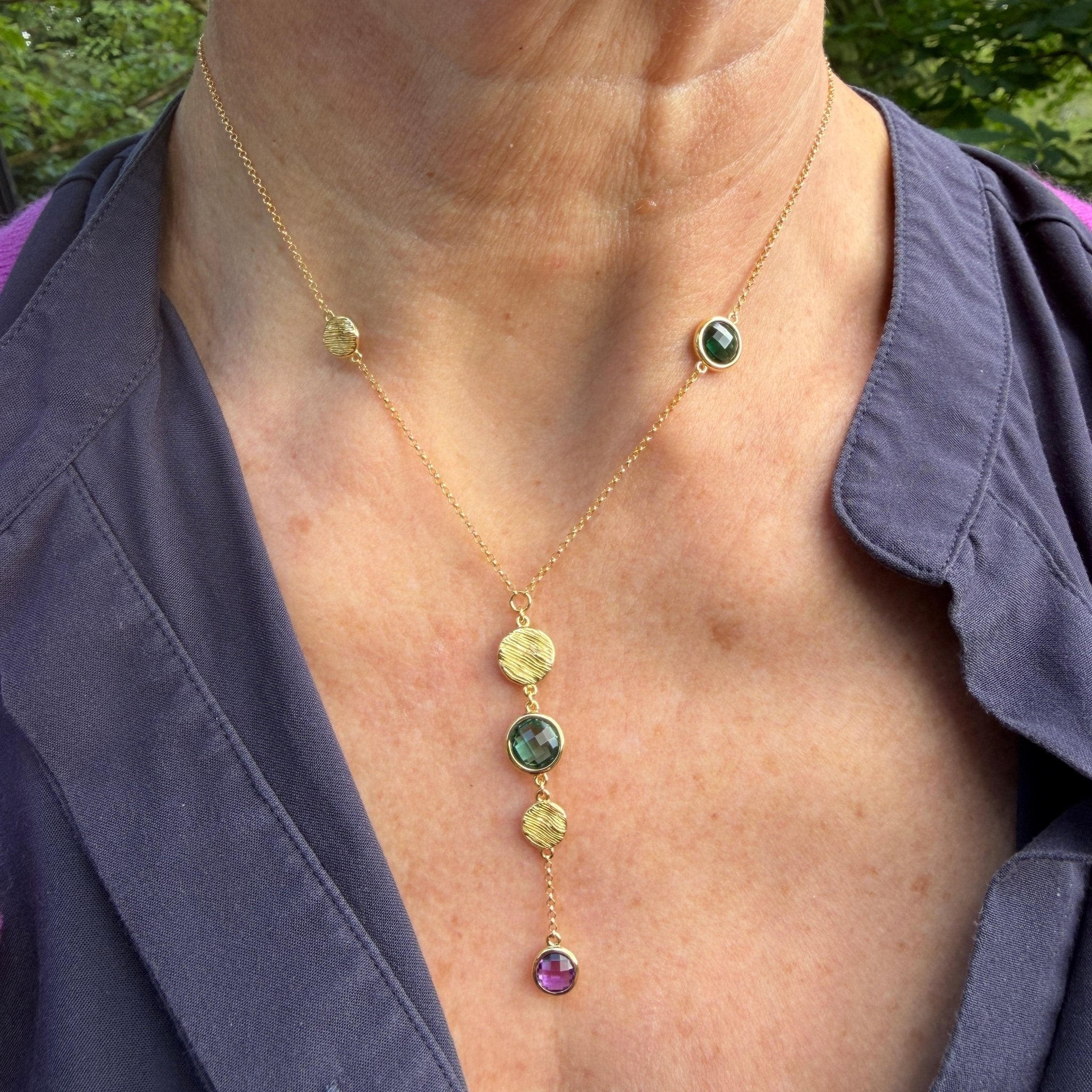 Iris Falling Necklace - Reeves & Reeves