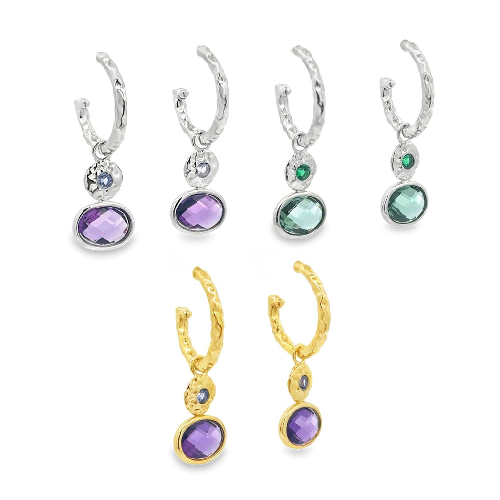 Iris Hoop Earrings - Reeves & Reeves