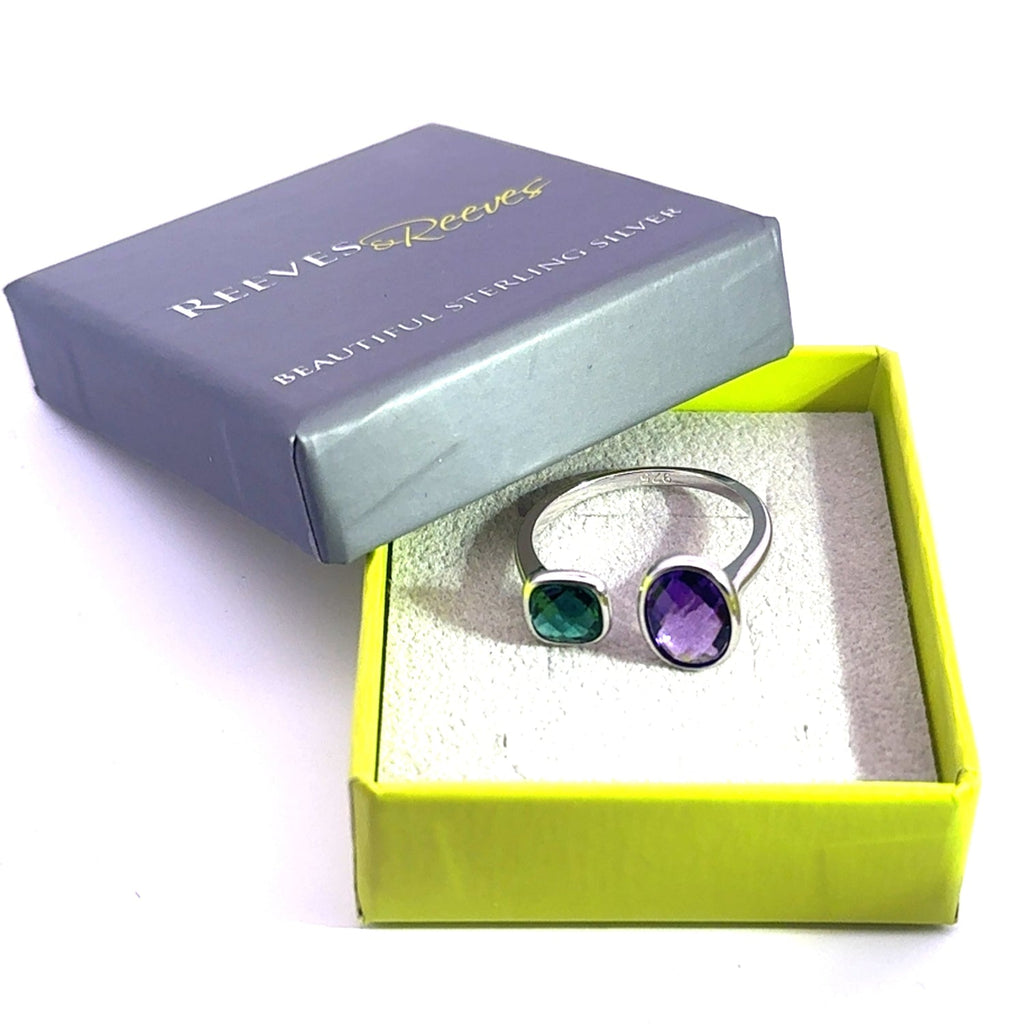 Iris Two Stone Ring - Reeves & Reeves