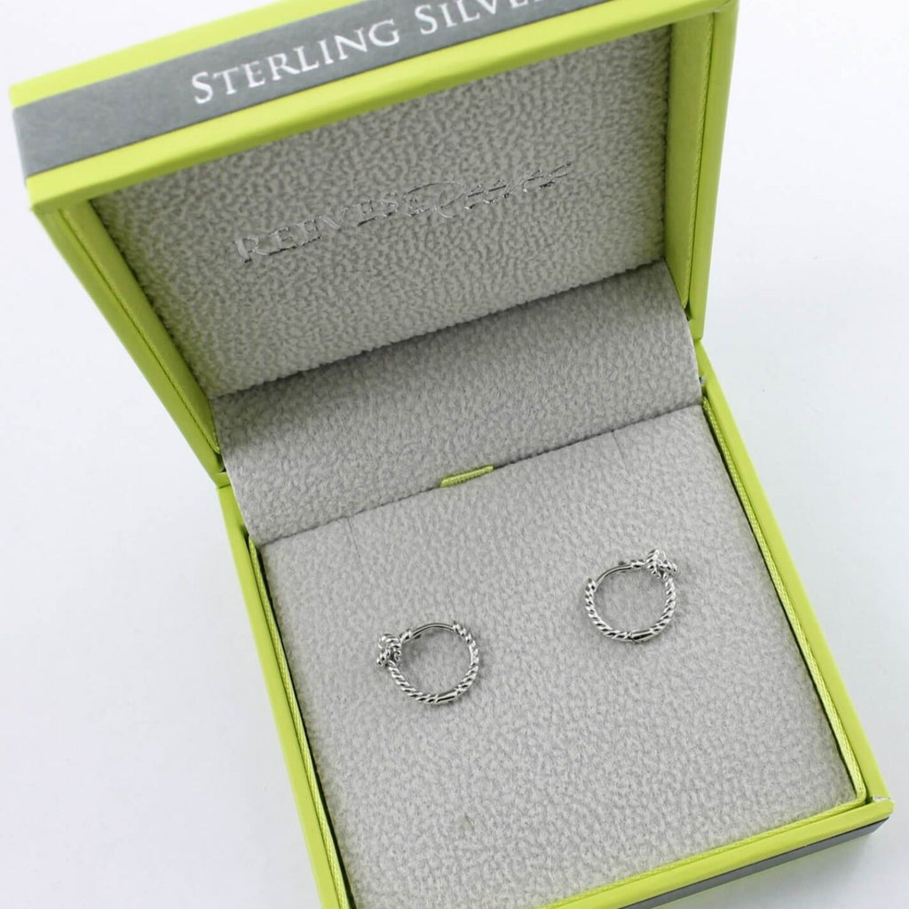 Knot Tonight Hoop Earring - Reeves & Reeves