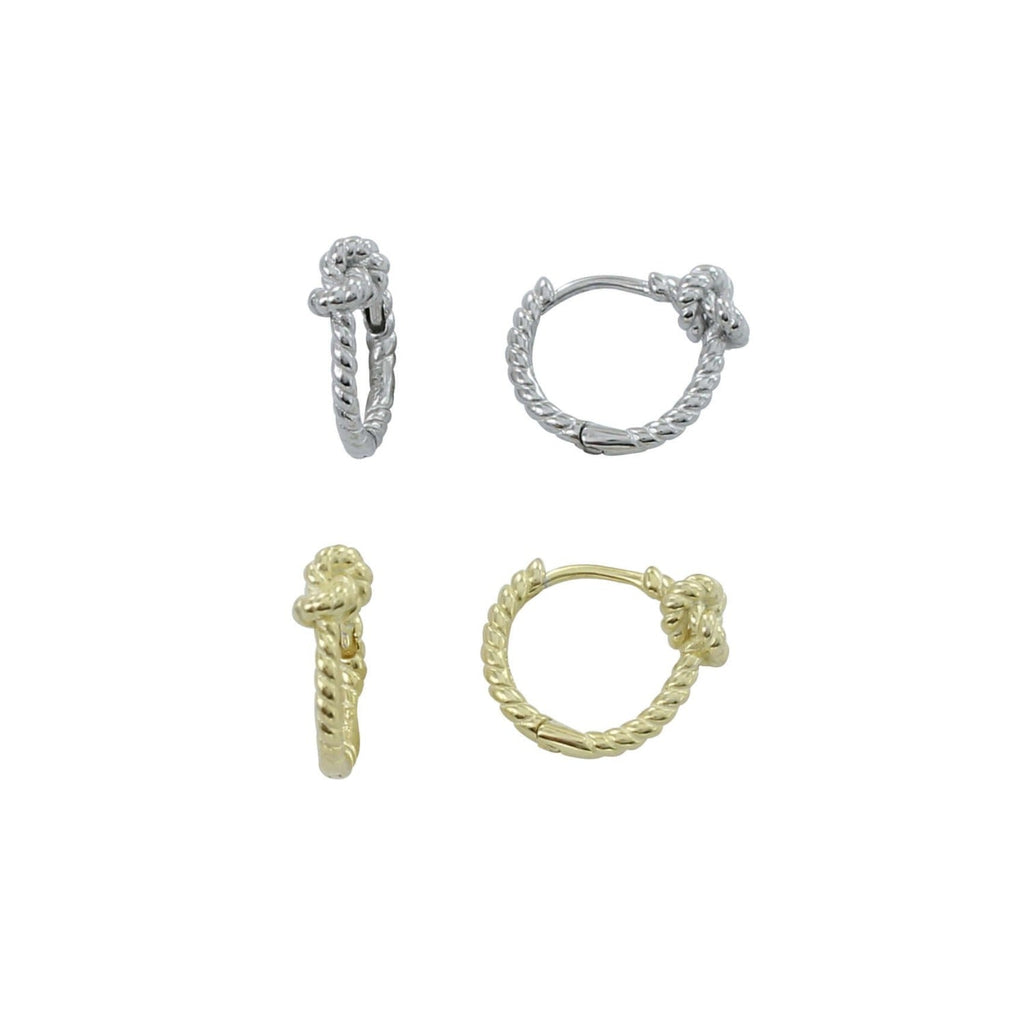 Knot Tonight Hoop Earring - Reeves & Reeves
