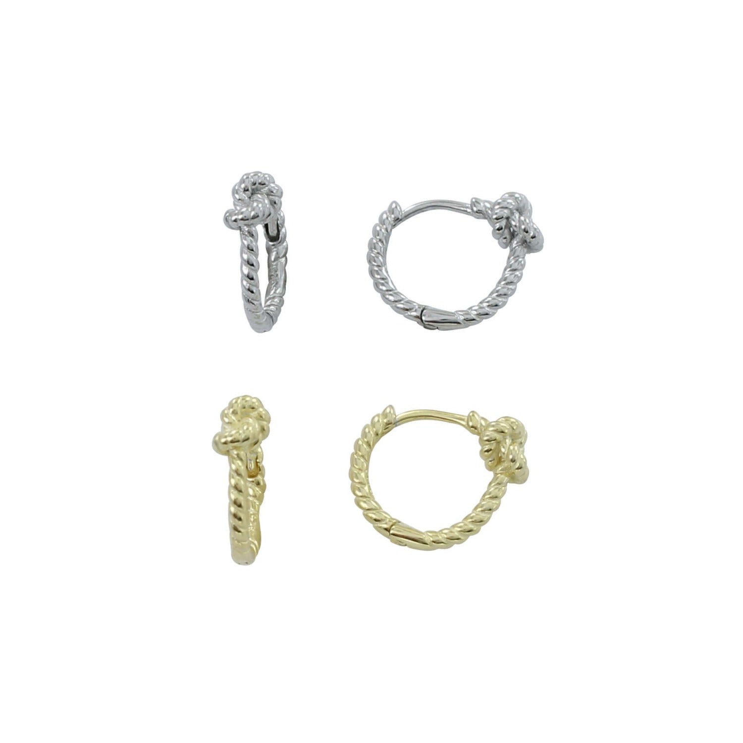 Knot Tonight Hoop Earring - Reeves & Reeves