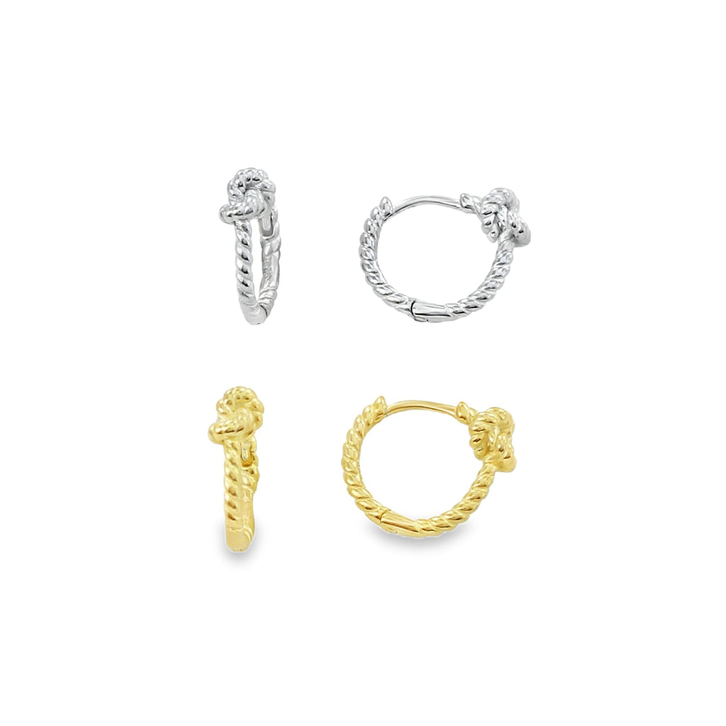Knot Tonight Hoop Earring - Reeves & Reeves