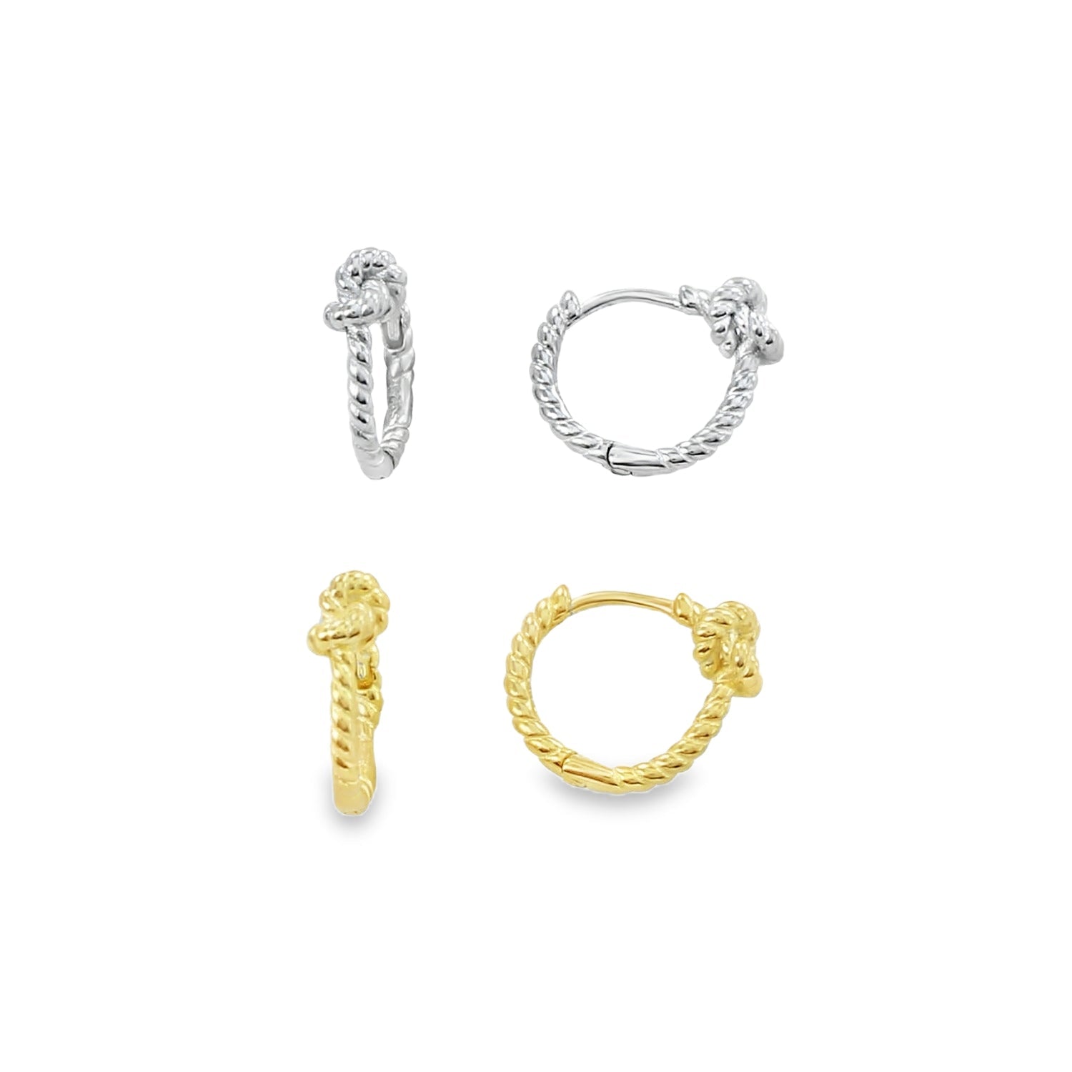 Knot Tonight Hoop Earring - Reeves & Reeves