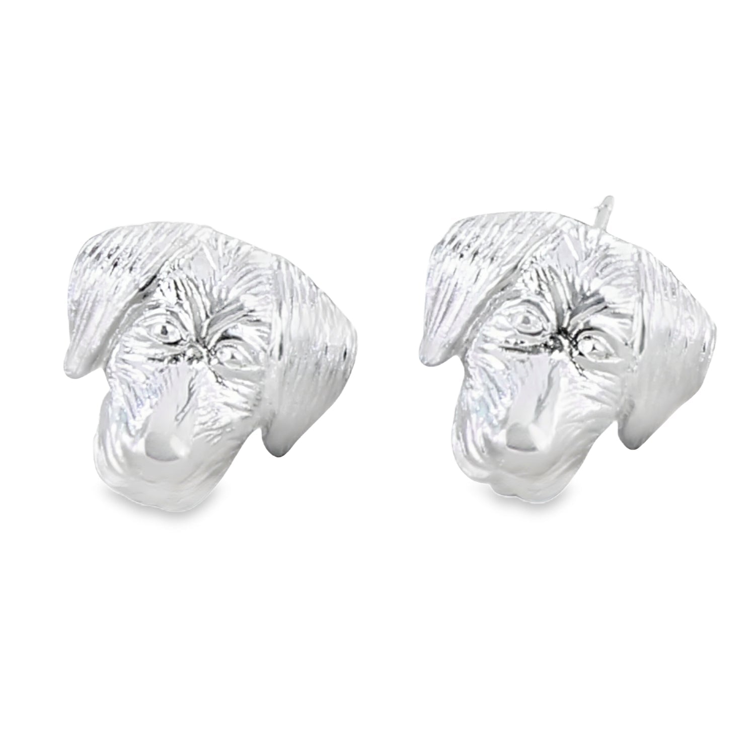 Labrador Dog Sterling Silver Earrings - Reeves & Reeves