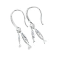 Little Fishes Sterling Silver Drop Earrings - Reeves & Reeves