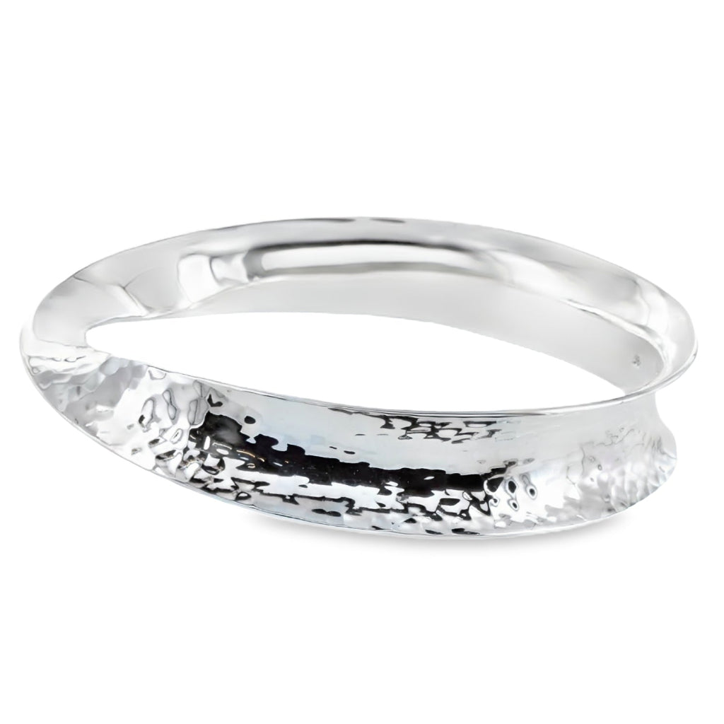 Lou Sterling Silver Bangle - Reeves & Reeves