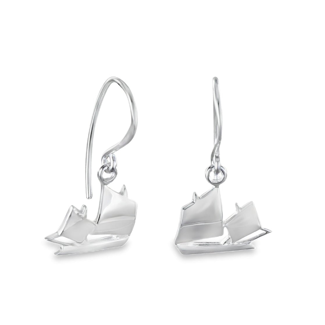 Lugger Sail Boat Earrings - Reeves & Reeves