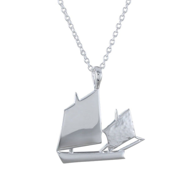 Lugger Sail Boat Necklace - Reeves & Reeves