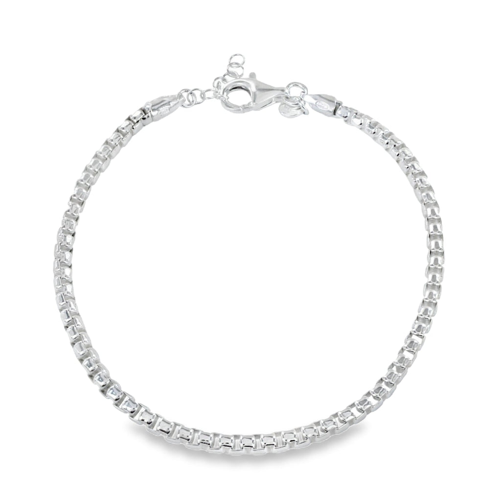 Mens Large Box Chain Bracelet - Reeves & Reeves