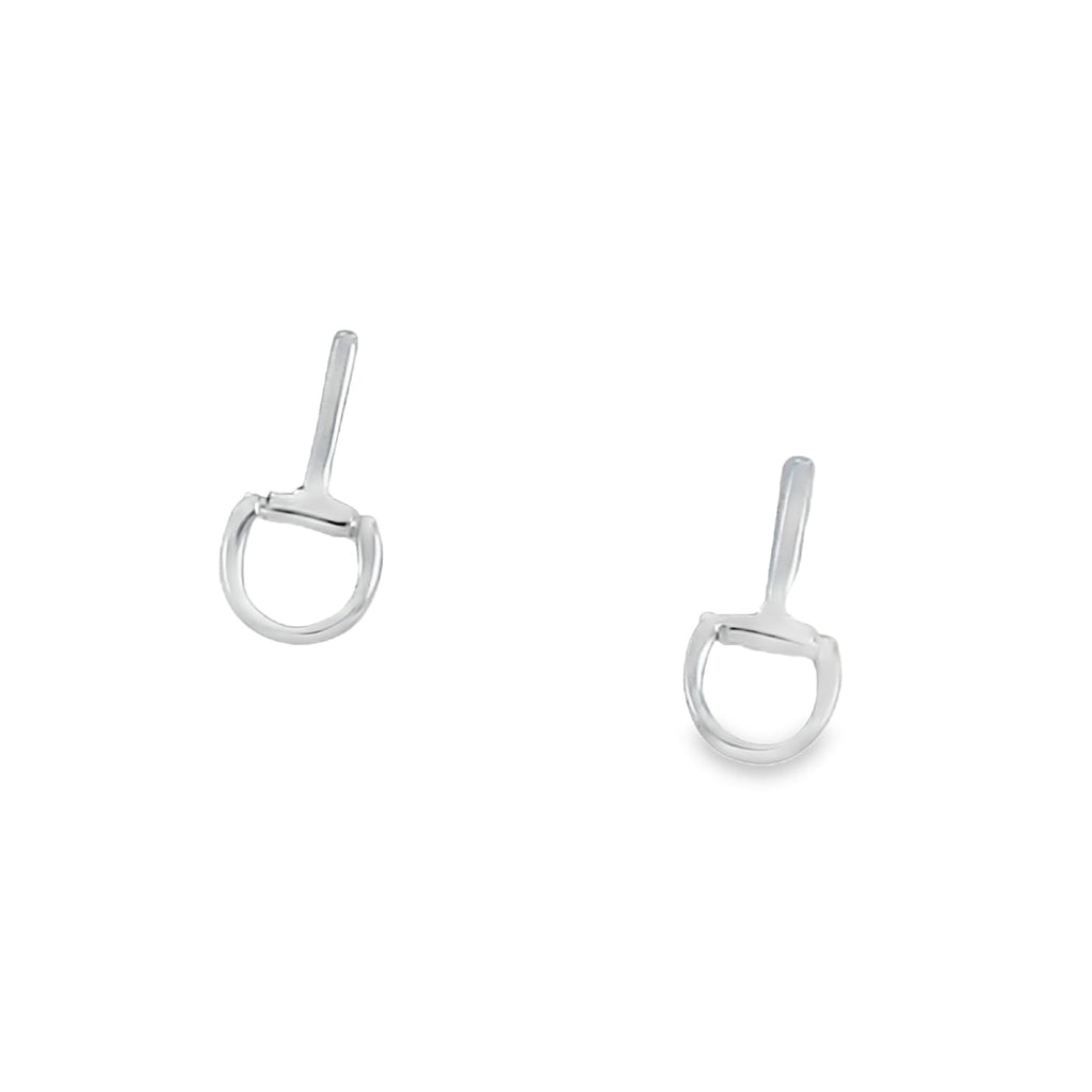 Mini Sterling Silver Snaffle Studs - Reeves & Reeves