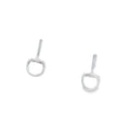 Mini Sterling Silver Snaffle Studs - Reeves & Reeves