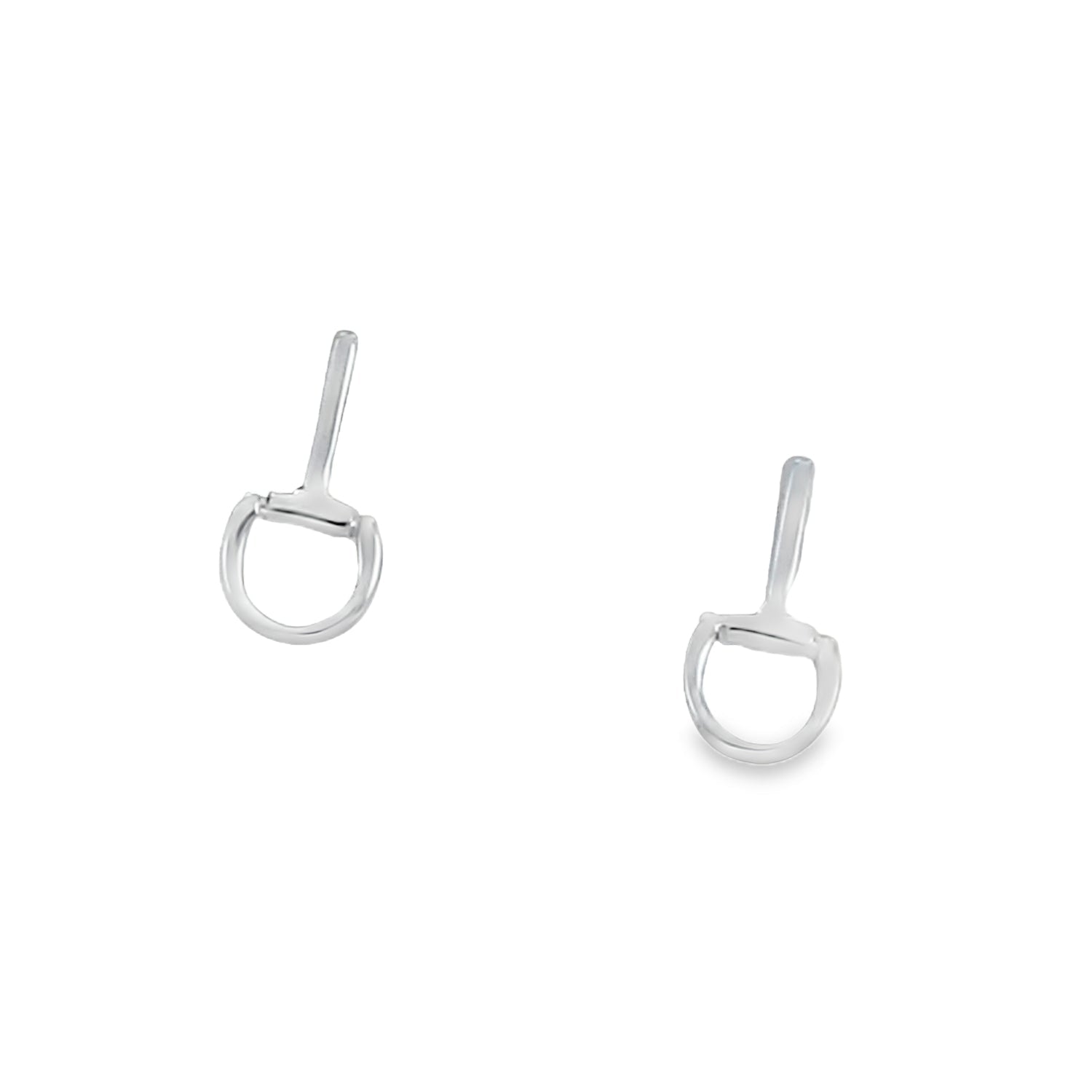 Mini Sterling Silver Snaffle Studs - Reeves & Reeves