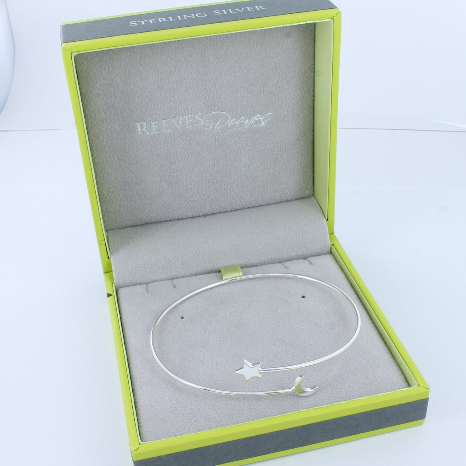 Moon & Star Cuff Bracelet - Reeves & Reeves