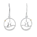 Moonlit Hares Drop Earrings - Reeves & Reeves