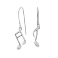 Music Note Drop Earrings - Reeves & Reeves
